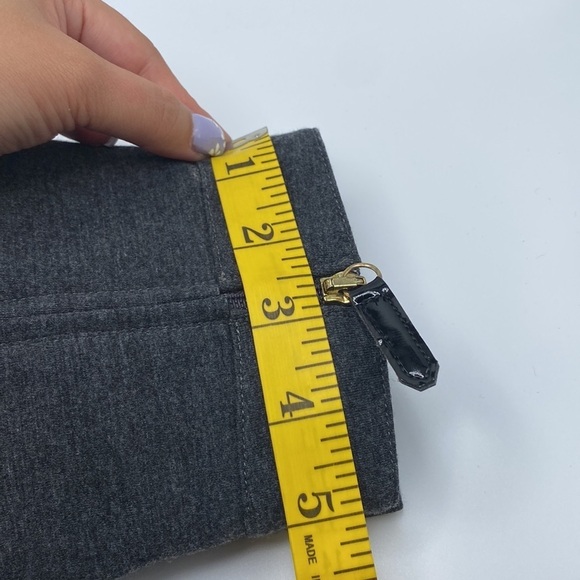 KATE SPADE WOMEN’S BOW FABRIC ANKLE HEEL BOOTIES GRAY SZ 7 - Picture 11 of 12